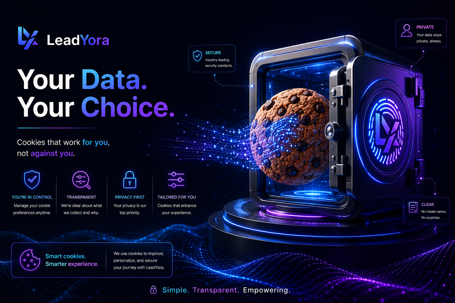 LeadYora Cookie Policy Illustration
